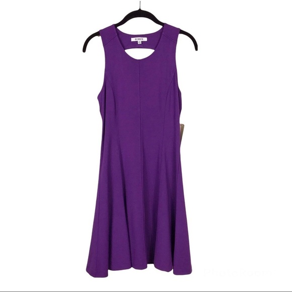 NWT BB Dakota by Steve Madden Purple Back Cut-Out Callum Tank Mini Dress XS - Picture 7 of 11